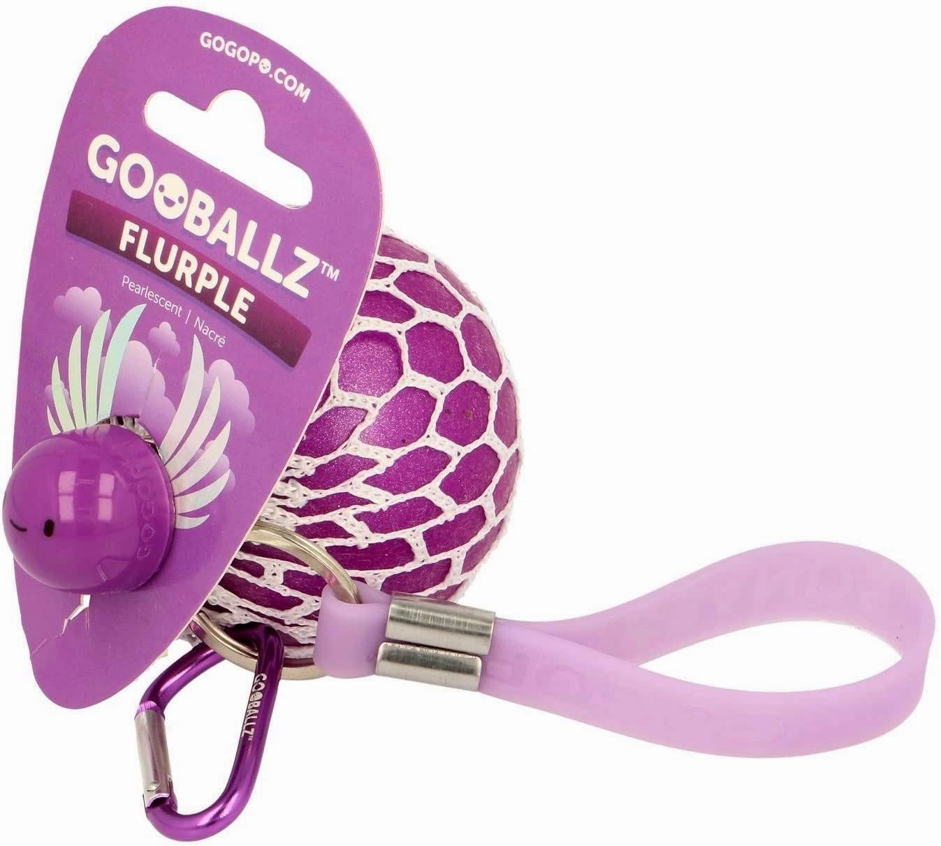 GOGOPO Gooballz Clip On Pearlescent Slime Ball - Assortment