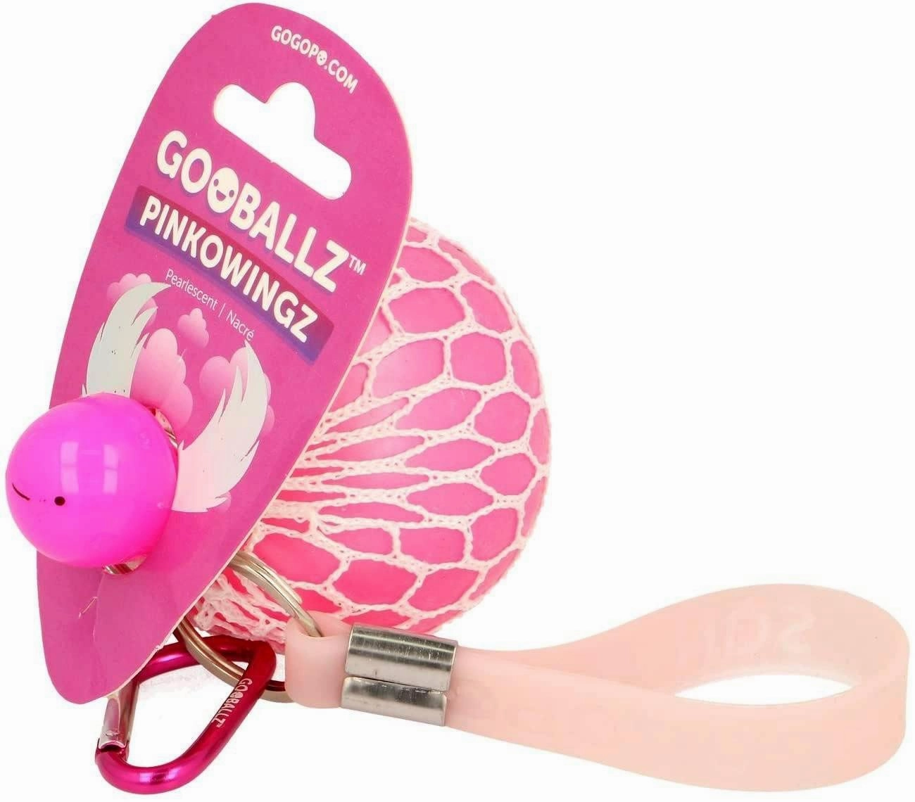 GOGOPO Gooballz Clip On Pearlescent Slime Ball - Assortment