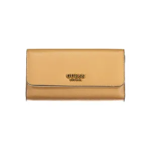 Guess Jeans Beige Polyethylene Women Wallet