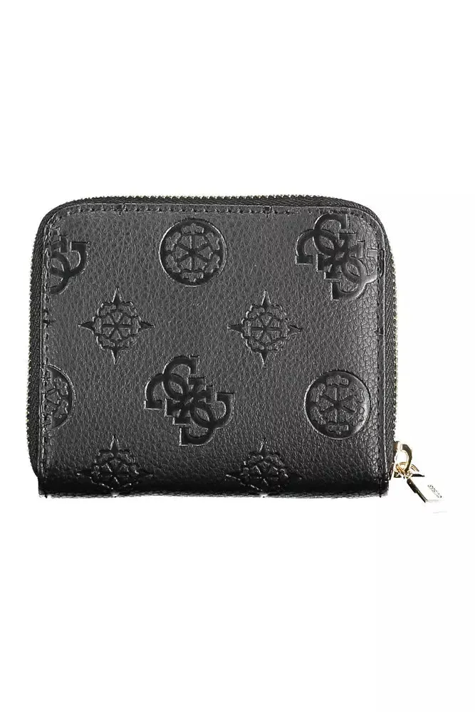 Guess Jeans Black Polyethylene Women Wallet