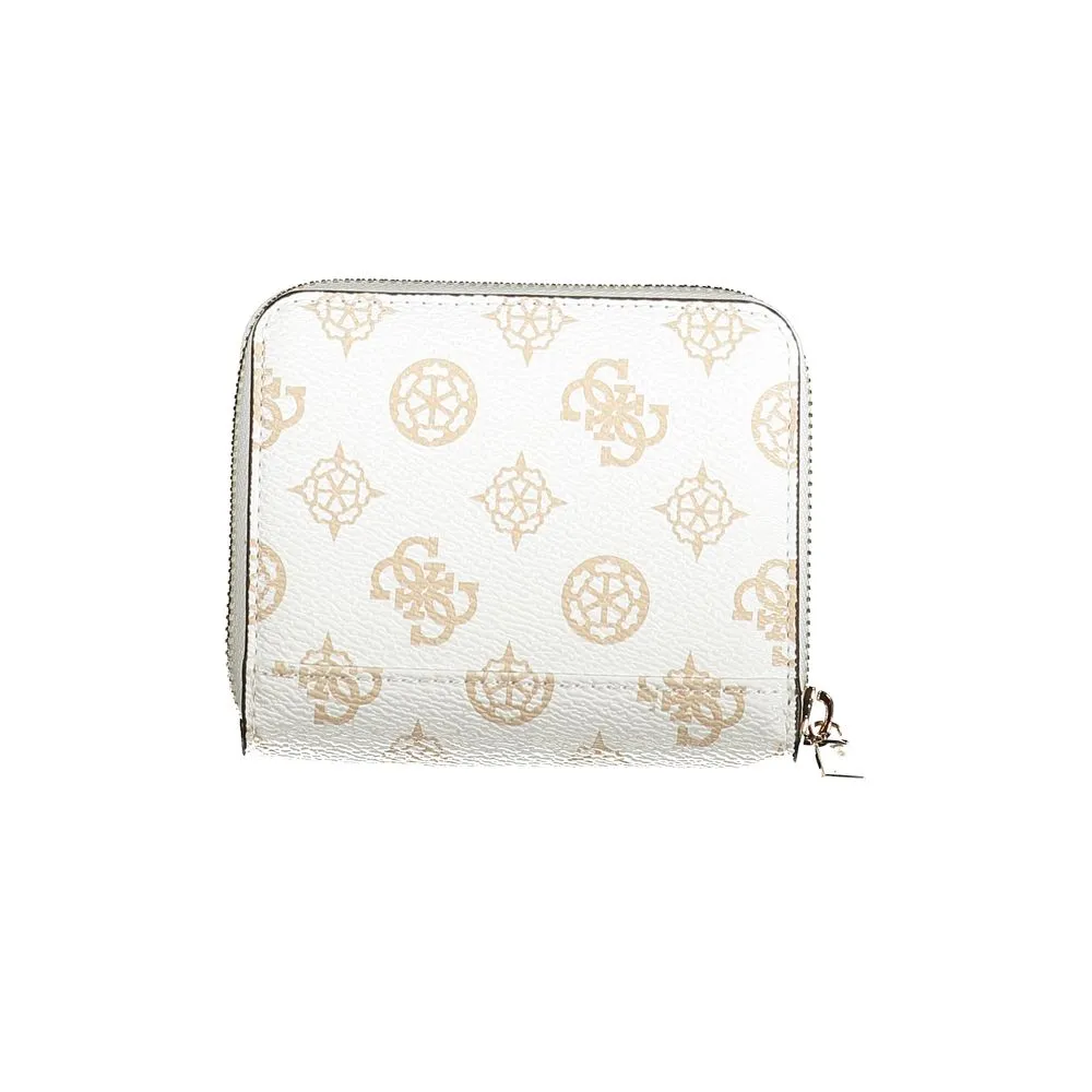 Guess Jeans White Polyethylene Wallet