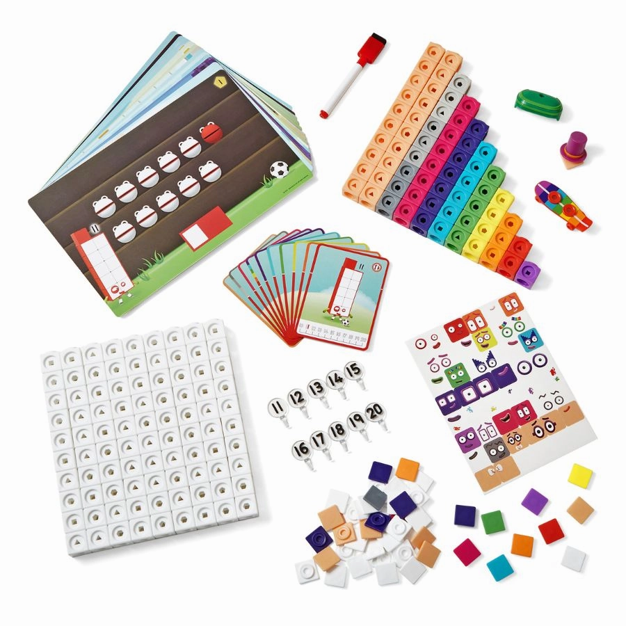 hand2mind - Numberblocks MathLink Cubes 11-20 Activity Set