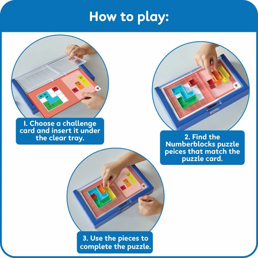 hand2mind - Numberblocks Puzzle Solver (Numbers up to 5)