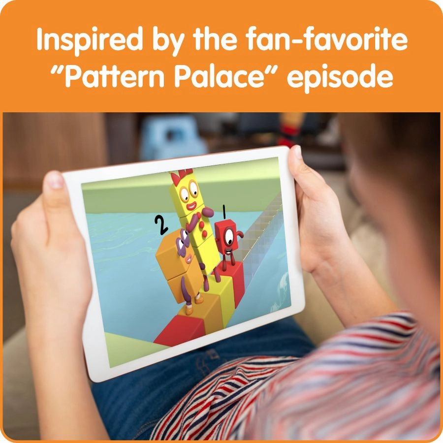 hand2mind - Numberblocks Race to Pattern Palace Board Game