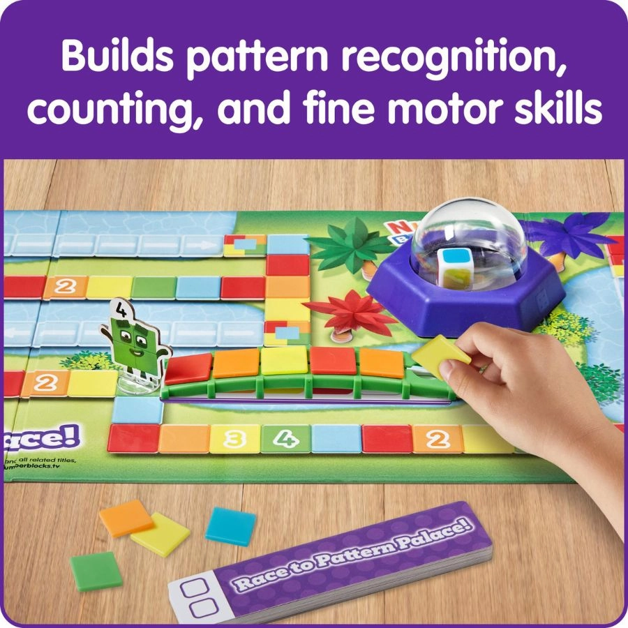 hand2mind - Numberblocks Race to Pattern Palace Board Game