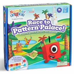 hand2mind - Numberblocks Race to Pattern Palace Board Game