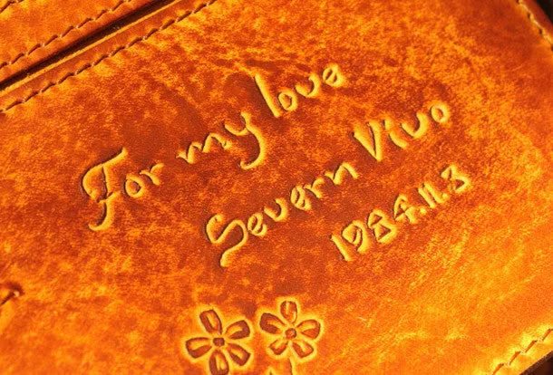 Handcraft vintage distress floral leather hand dyed long wallet for women girl lady