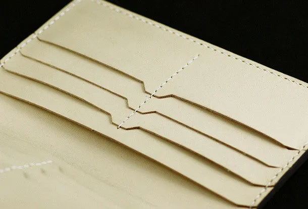 Handmad eleather men wallet floral carved leather custom long wallet w/card holders for men/women