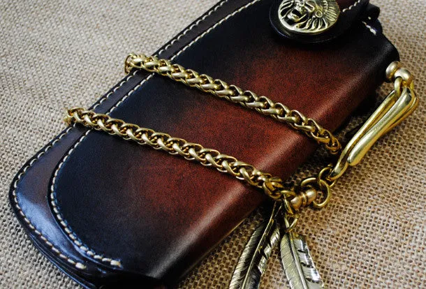 Handmade Biker Wallet Leather Biker Chain Wallets Cool Wallet On A Chain Best Wallet With Chain