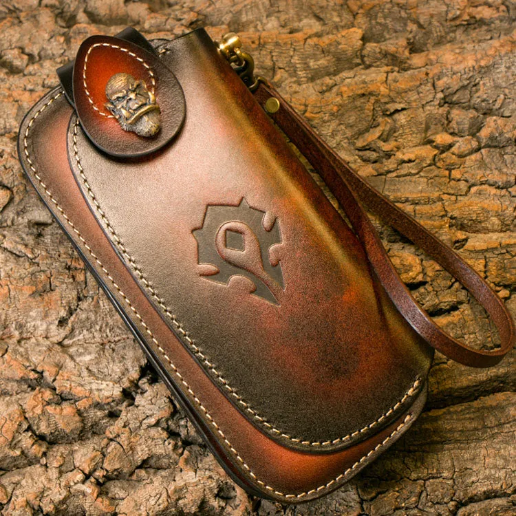 Handmade Biker Wallet Leather Biker Chain Wallets Cool Wallet On A Chain Best Wallet With Chain