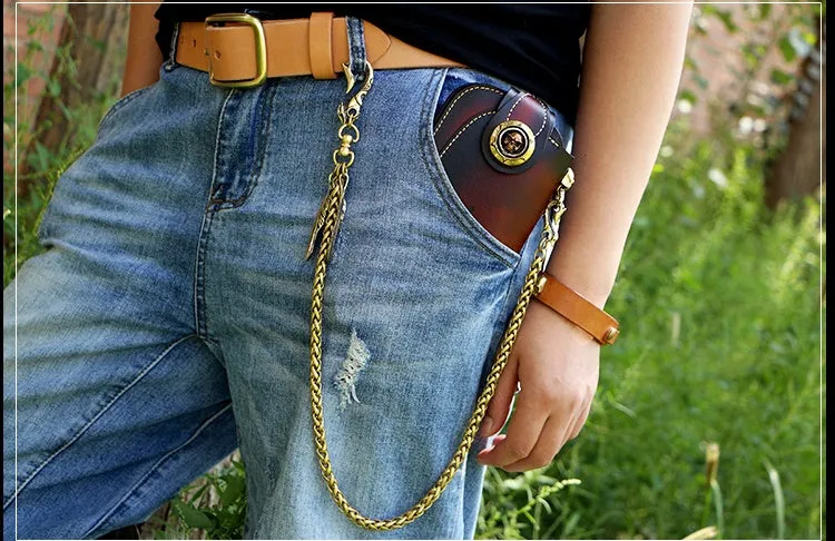 Handmade Biker Wallet Leather Biker Chain Wallets Cool Wallet On A Chain Best Wallet With Chain