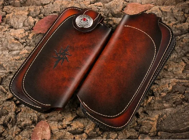 Handmade Biker Wallet Leather Biker Chain Wallets Cool Wallet On A Chain Best Wallet With Chain