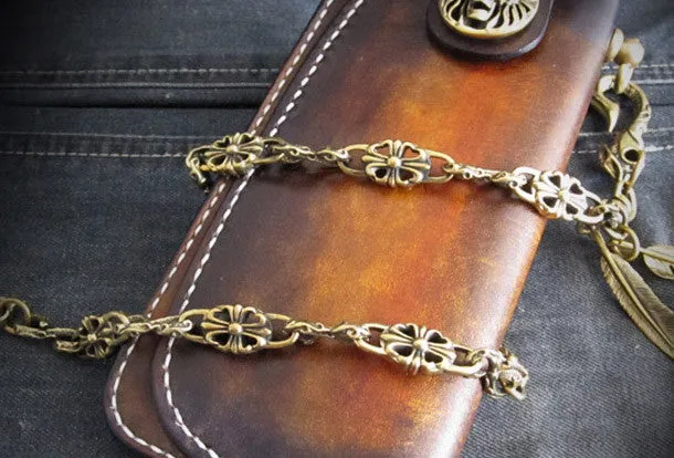 Handmade Biker Wallet Leather Biker Chain Wallets Cool Wallet On A Chain Best Wallet With Chain