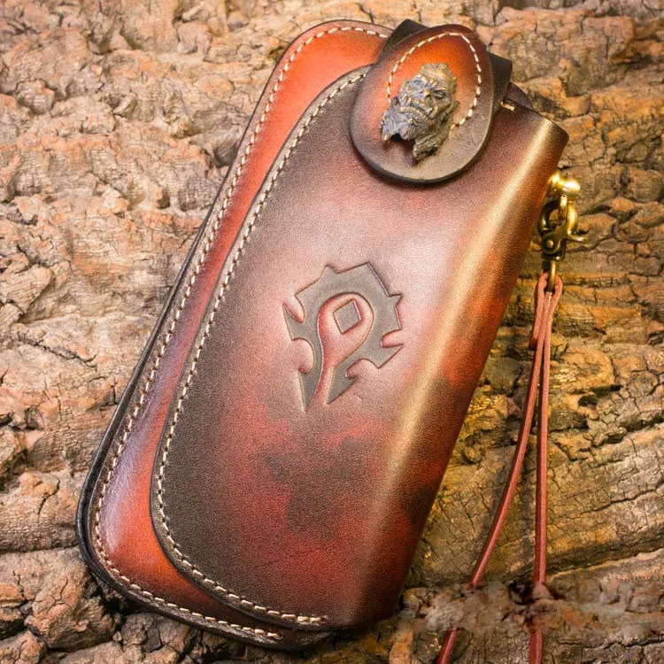 Handmade Biker Wallet Leather Biker Chain Wallets Cool Wallet On A Chain Best Wallet With Chain