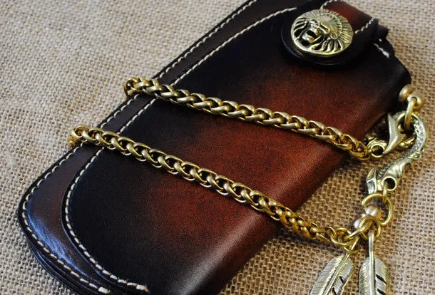 Handmade Biker Wallet Leather Biker Chain Wallets Cool Wallet On A Chain Best Wallet With Chain
