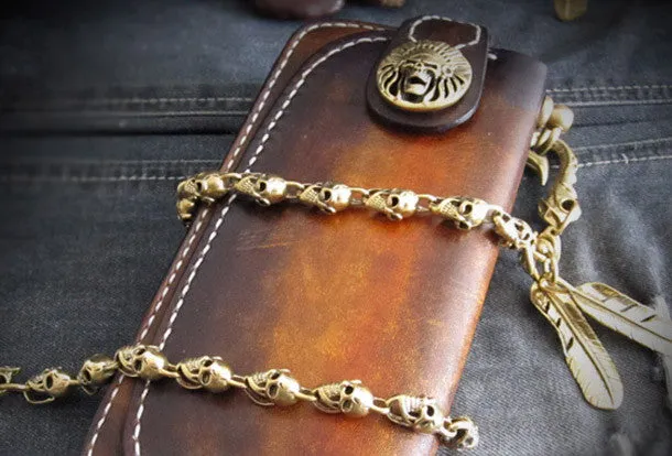 Handmade Biker Wallet Leather Biker Chain Wallets Cool Wallet On A Chain Best Wallet With Chain