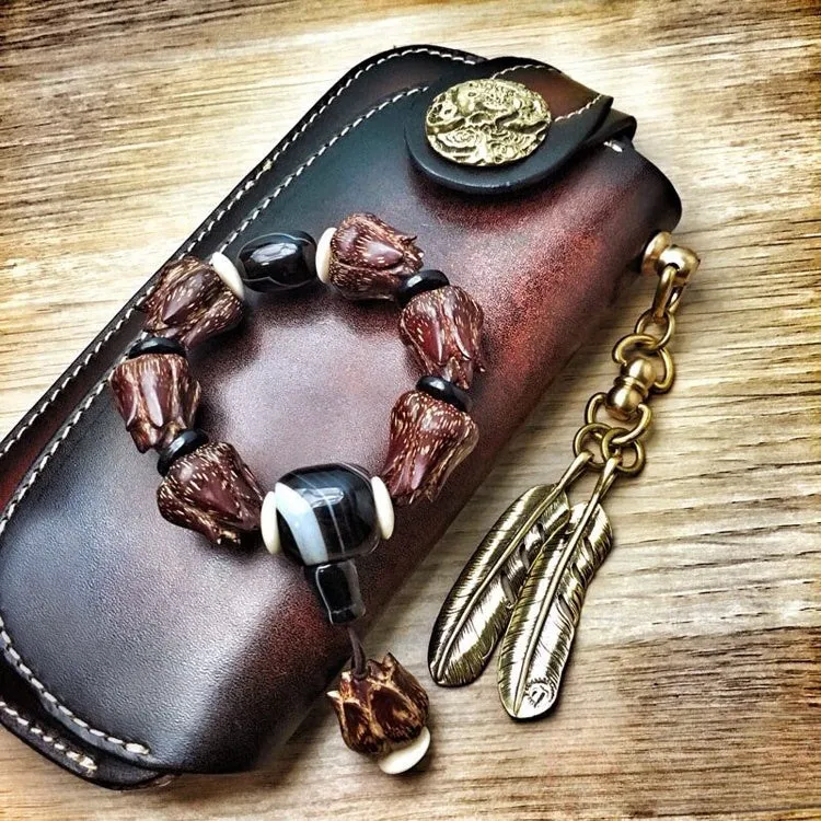 Handmade Biker Wallet Leather Biker Chain Wallets Cool Wallet On A Chain Best Wallet With Chain