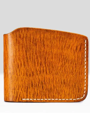 Handmade billfold wallet leather men blue green vintage wallet for men
