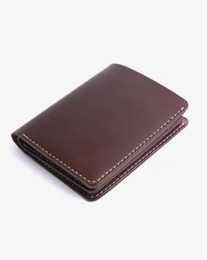 Handmade Cool Leather Mens Bifold Small Wallets billfold Wallet for Men