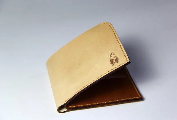Handmade custom personalized billfold  hand painted leather bifold wallet for women/lady girl