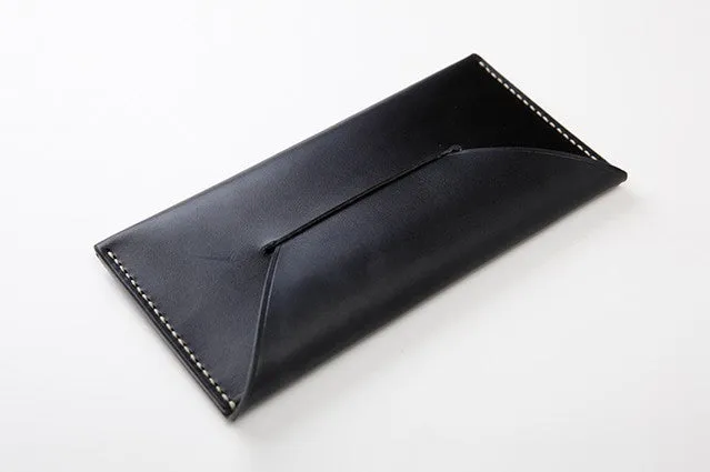 Handmade Cute Leather Womens Envelope Long Wallets Phone Long Wallet for Women