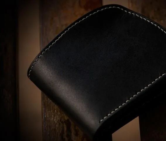 Handmade Leather Bifold Mens Small Wallet Cool Slim Wallet billfold Wallet for Men