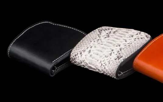 Handmade Leather Bifold Mens Small Wallet Cool Slim Wallet billfold Wallet for Men
