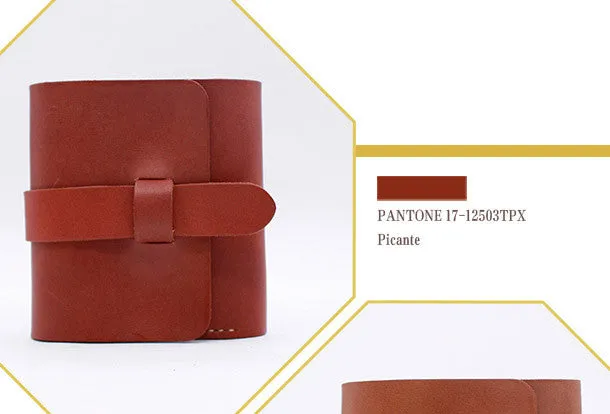 Handmade Leather billfold wallet purse women small wallet vintage cute
