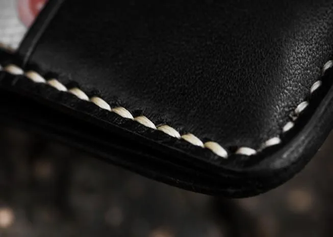 Handmade Leather Boa Skin Tooled Mens billfold Wallet Cool Small Wallet for Men