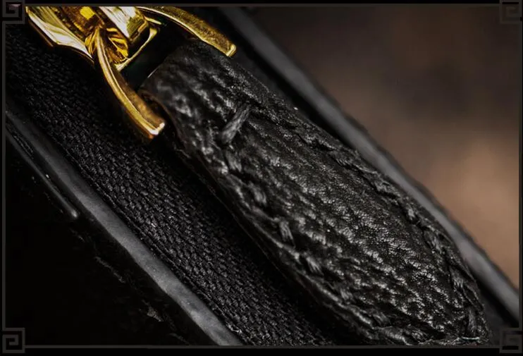 Handmade Leather Chinese Dragon Tooled Mens billfold Wallet Cool Chain Wallets Biker Wallet for Men