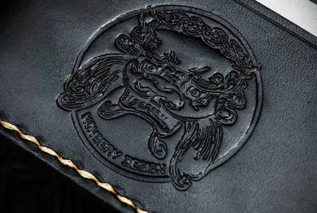 Handmade Leather Mah¨¡k¨¡la Tooled Mens billfold Wallet Cool Leather Wallet Slim Wallet for Men