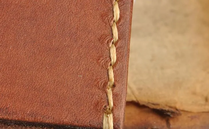Handmade Leather Mens Cool billfold Wallet Card Holder Small Card Small Wallets for Men