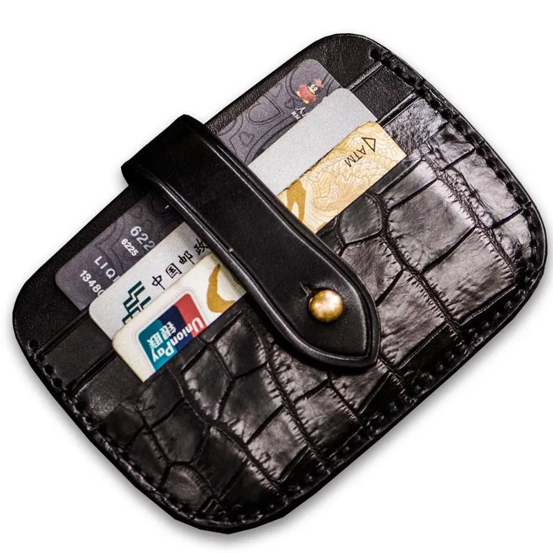Handmade Leather Mens Cool billfold Wallets Card Holder Small Card Slim Wallets for Men