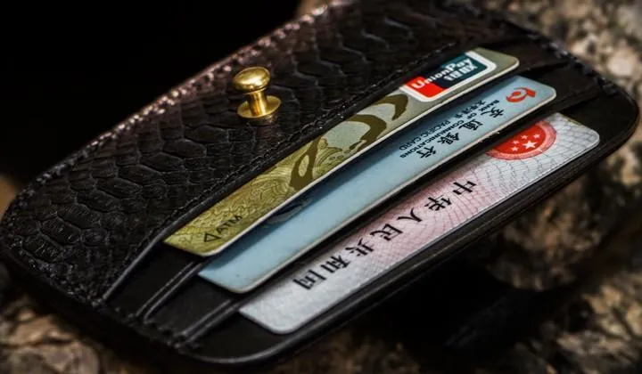 Handmade Leather Mens Cool billfold Wallets Card Holder Small Card Slim Wallets for Men