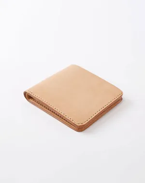 Handmade Leather Minimalist Womens Mens Bifold Small Wallets billfold Wallet for Men