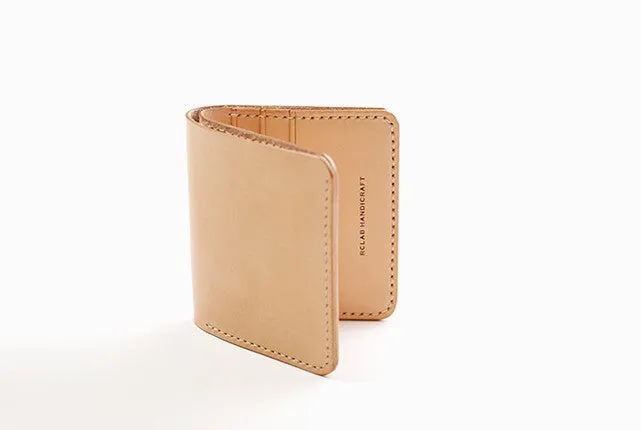 Handmade Leather Minimalist Womens Mens Bifold Small Wallets billfold Wallets for Men