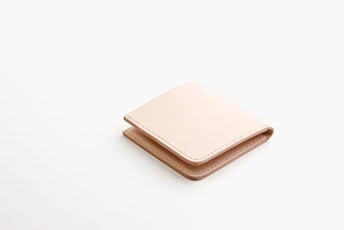 Handmade Leather Slim Black Red Womens Mens Bifold Small Wallet billfold Wallets for Men