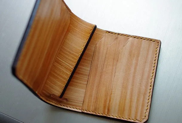 Handmade men wallet vintage hand carved flower&Cryprinus carpiod leather billfold wallet for men