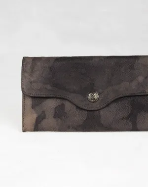 Handmade vintage minimalist leather phone clutch long wallet for women/men