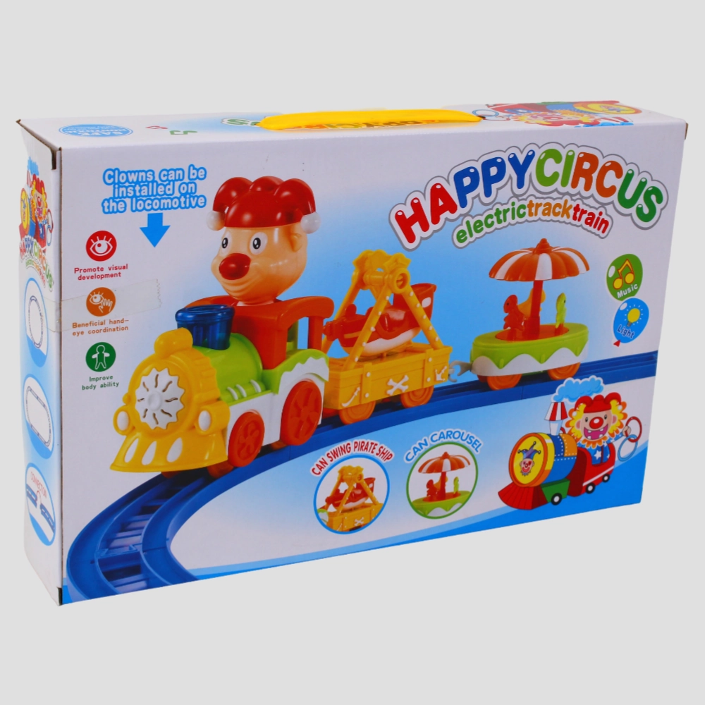 Happy Circus Train Set  Fun & Portable Track Play for Kids