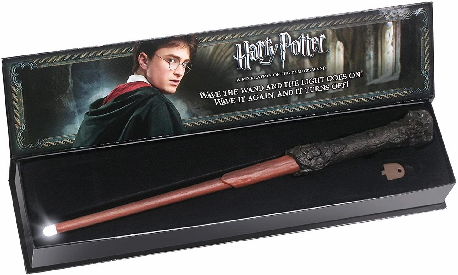 Harry Potter NN1910 The Noble Collection Wand with Illuminating Tip