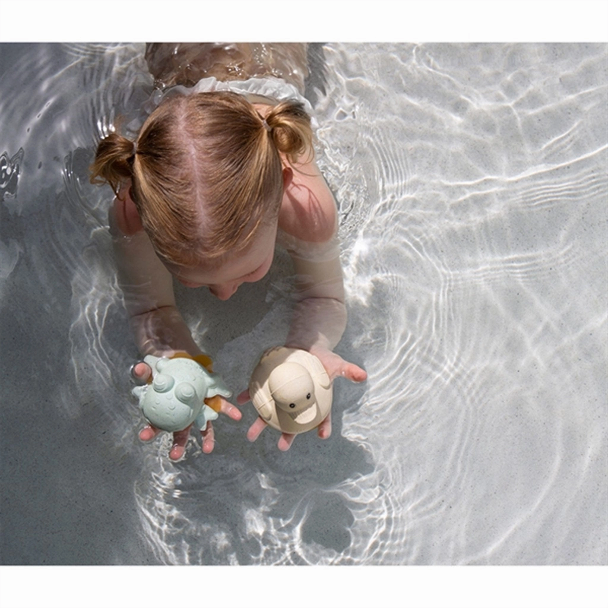 Hevea Squeeze & Splash Rubberduck og Frog Set
