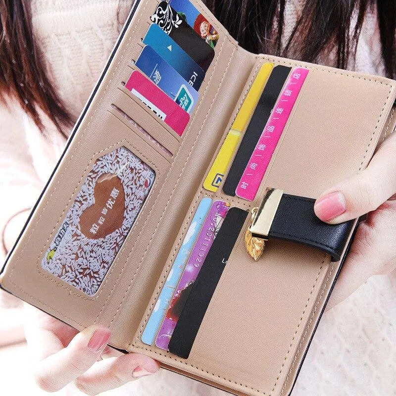 Hollow Out Leaf Wallet
