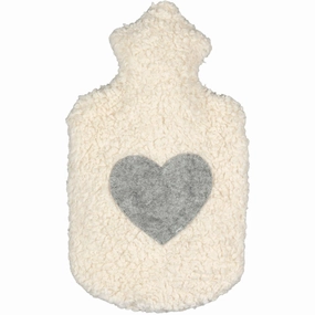 Hot Water Bottle with Organic Cotton Cover