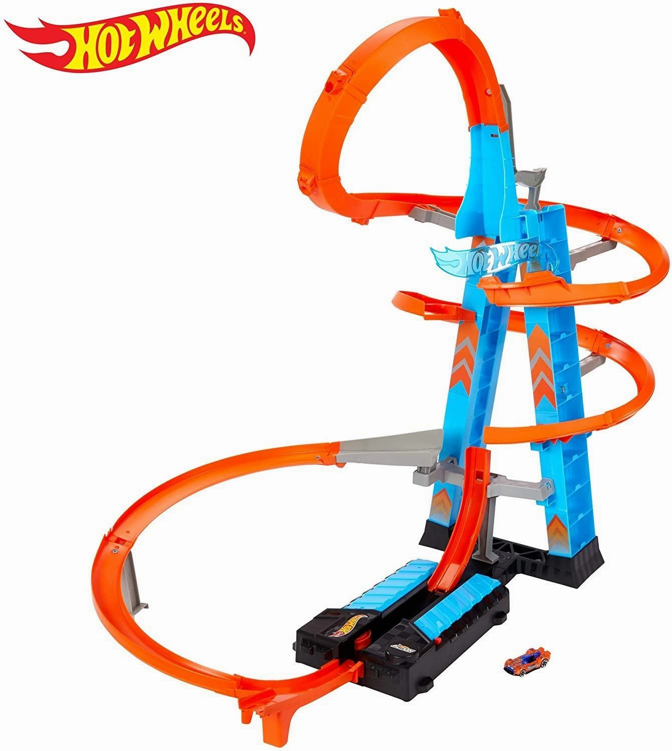 Hot Wheels GWT39 Sky Crash Tower Track Set 83cm Tall