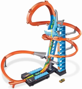 Hot Wheels GWT39 Sky Crash Tower Track Set 83cm Tall