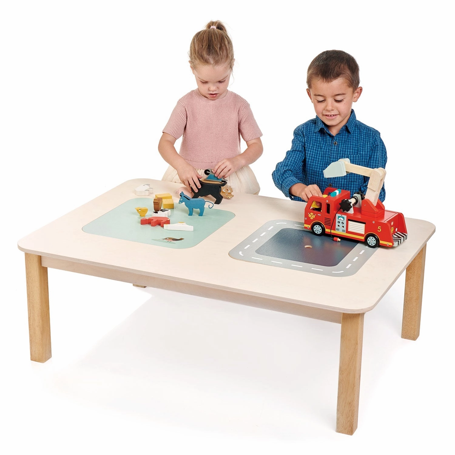 Interactive Play Table with Hidden Storage