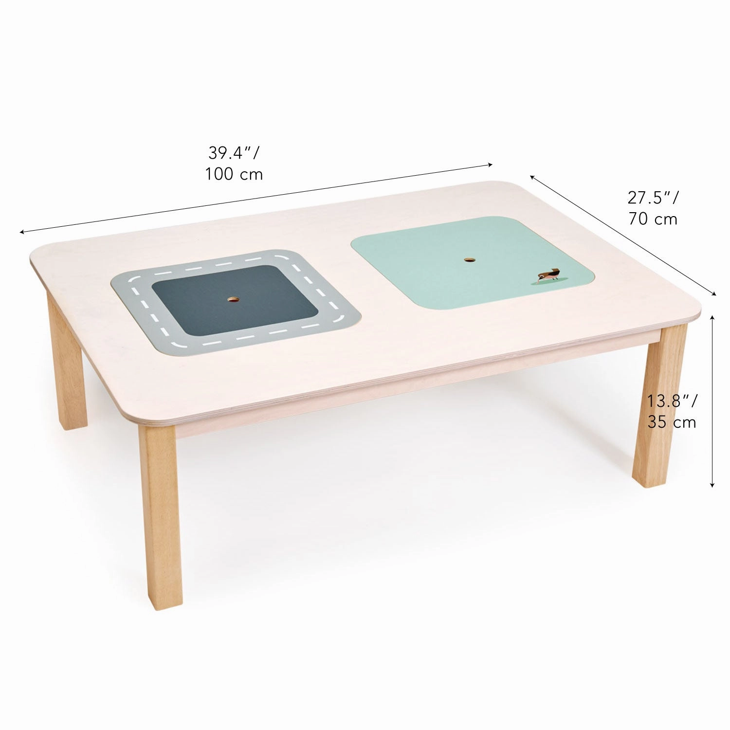 Interactive Play Table with Hidden Storage