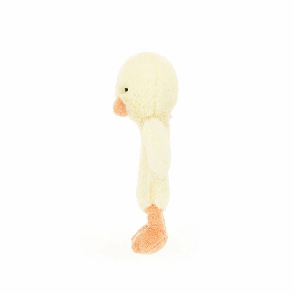 JellyCat Bashful Duckling Ring Rattle