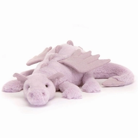 Jellycat Dragon Lavender 50 cm